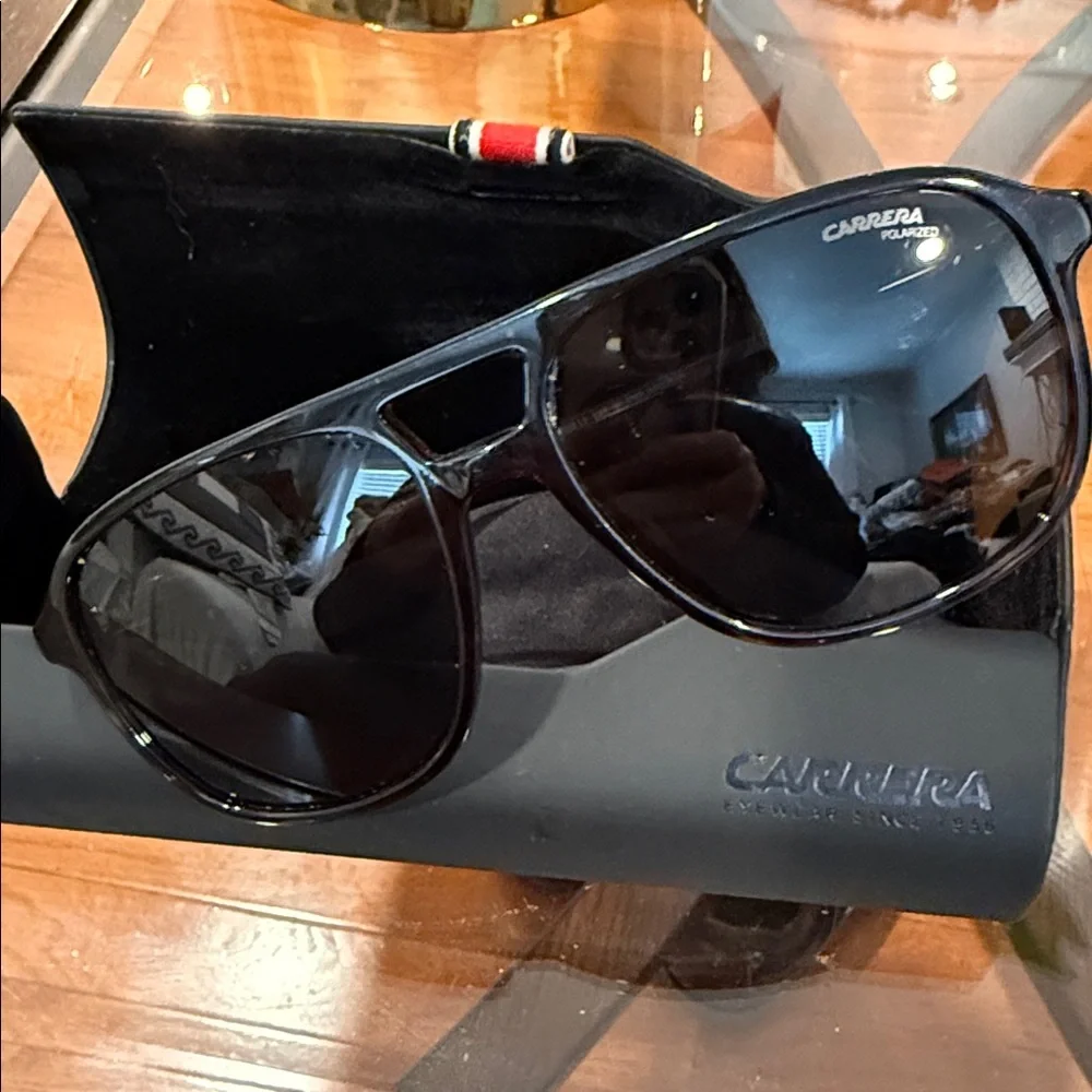 Carrera Dark Brown Aviator Sunglasses